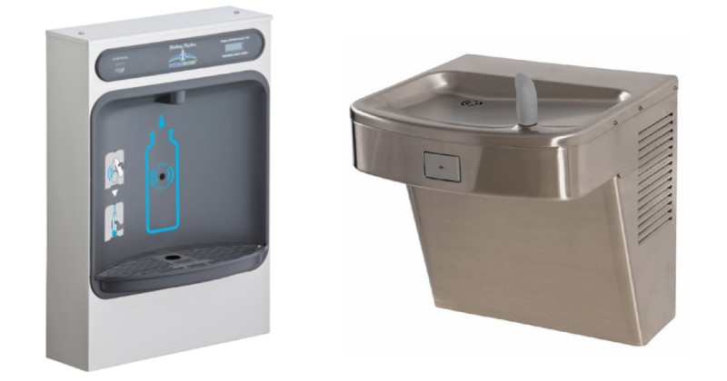 Should bottle filling stations replace drinking fountains?